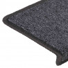 Maty na schody 30 szt. 65x21x4 cm Ciemnoszary prostokątny brzeg