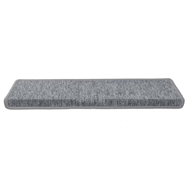 Maty na schody 30 szt. 65x21x4 cm Jasnoszary prostokątny brzeg