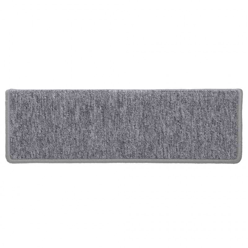 Maty na schody 30 szt. 65x21x4 cm Jasnoszary prostokątny brzeg