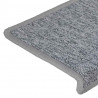 Maty na schody 30 szt. 65x21x4 cm Jasnoszary prostokątny brzeg