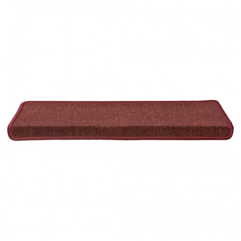 Maty na schody 30 szt. 65x21x4 cm Bordeaux Rectangular Edge