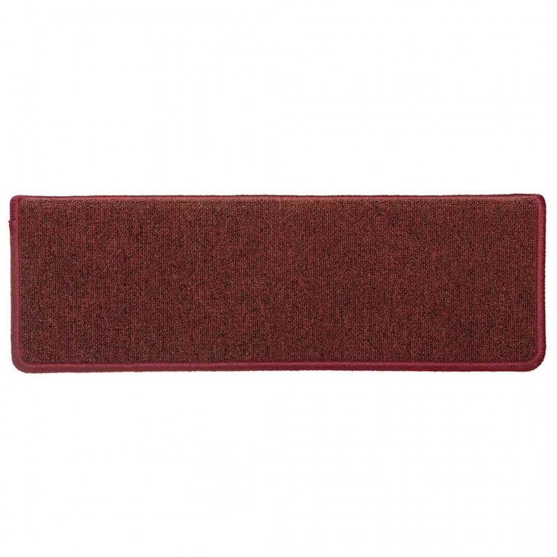 Maty na schody 30 szt. 65x21x4 cm Bordeaux Rectangular Edge