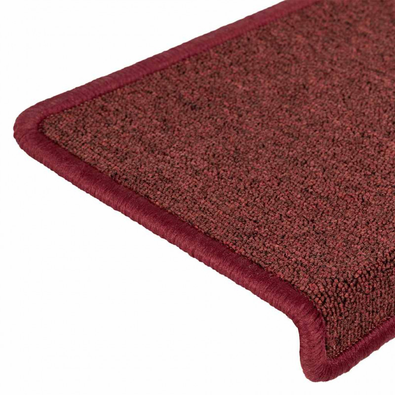 Maty na schody 30 szt. 65x21x4 cm Bordeaux Rectangular Edge
