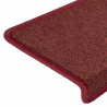 Maty na schody 30 szt. 65x21x4 cm Bordeaux Rectangular Edge