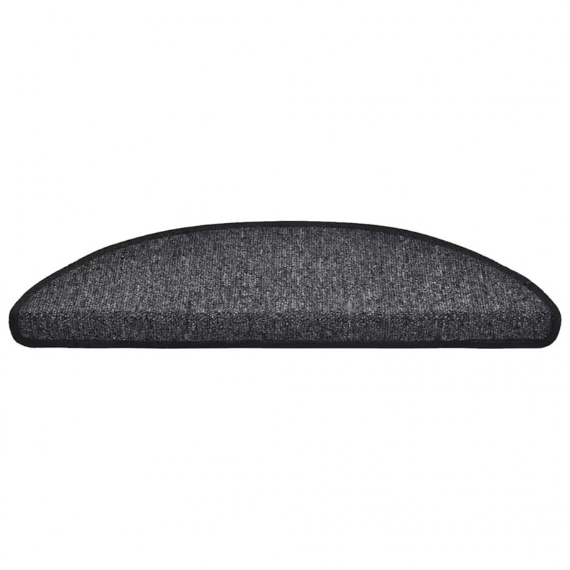 Maty na schody 20 szt. 56x17x3 cm Antracyt Półokrągłe