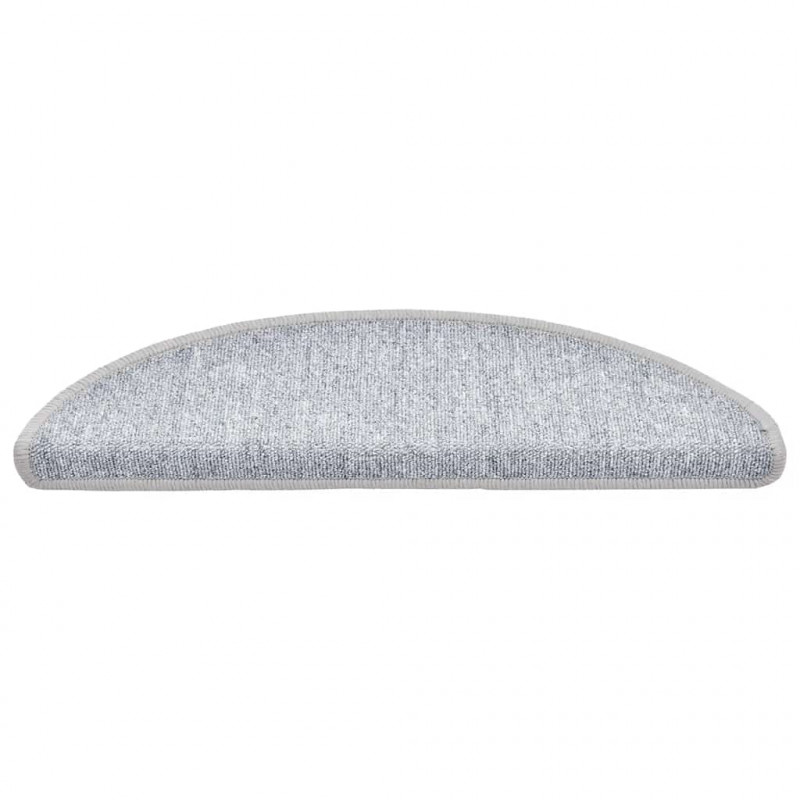 Maty na schody 20 szt. 56x17x3 cm Jasnoszare półokrągłe