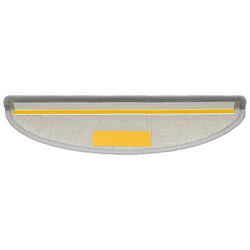 Maty na schody 20 szt. 56x17x3 cm Jasnoszare półokrągłe