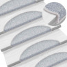 Maty na schody 20 szt. 56x17x3 cm Jasnoszare półokrągłe