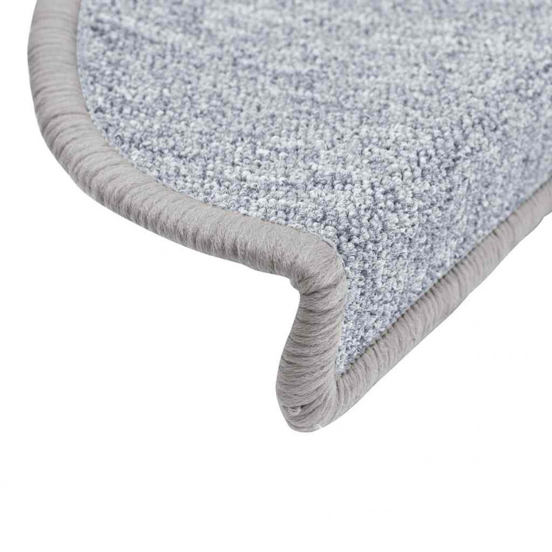 Maty na schody 20 szt. 56x17x3 cm Jasnoszare półokrągłe