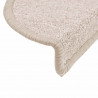 Maty na schody 20 szt. 56x17x3 cm Taupe Półokrągłe