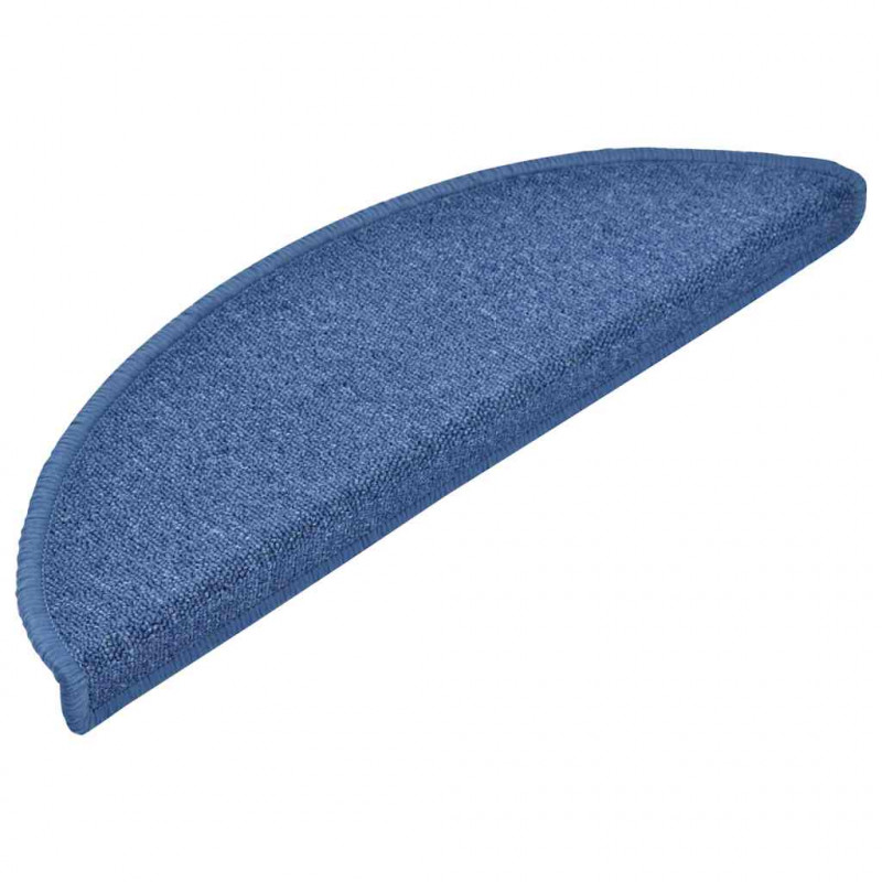 Maty na schody 20 szt. 56x17x3 cm Niebieskie półokrągłe