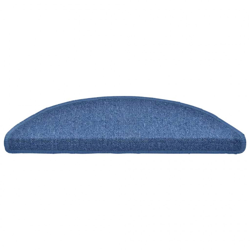Maty na schody 20 szt. 56x17x3 cm Niebieskie półokrągłe