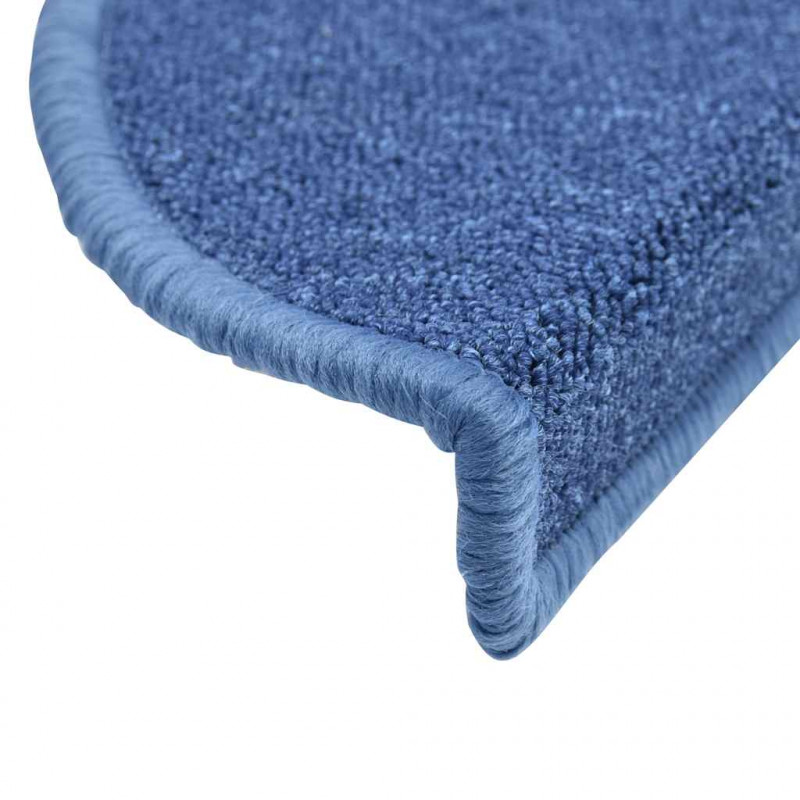 Maty na schody 20 szt. 56x17x3 cm Niebieskie półokrągłe