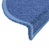 Maty na schody 20 szt. 56x17x3 cm Niebieskie półokrągłe