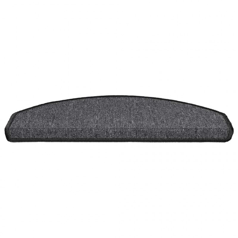 Maty na schody 20 szt. 65x24x4 cm Antracytowe półokrągłe duże