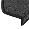 Maty na schody 20 szt. 65x24x4 cm Antracytowe półokrągłe duże