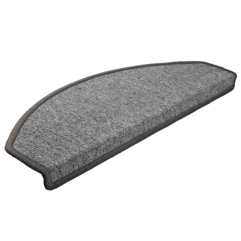 Maty na schody 20 szt. 65x24x4 cm Ciemnoszare Półokrągłe Duże