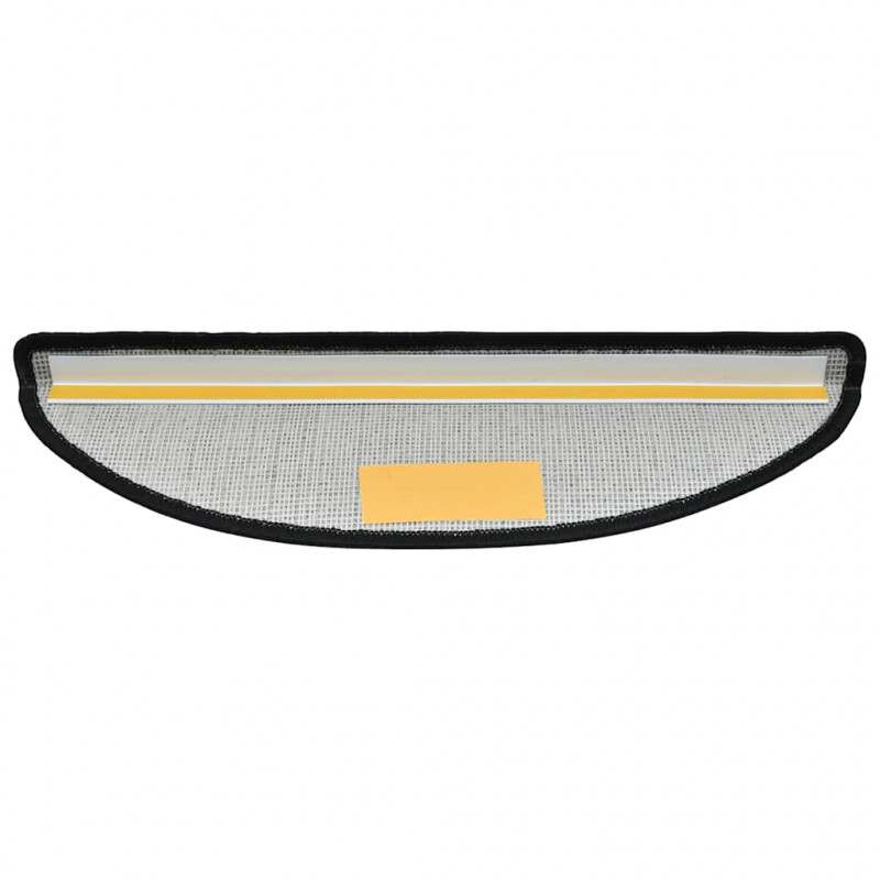 Maty na schody 20 szt. 65x24x4 cm Ciemnoszare Półokrągłe Duże