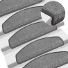 Maty na schody 20 szt. 65x24x4 cm Ciemnoszare Półokrągłe Duże