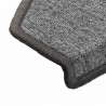 Maty na schody 20 szt. 65x24x4 cm Ciemnoszare Półokrągłe Duże
