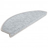 Maty na schody 20 szt. 65x24x4 cm Jasnoszare Półokrągłe Duże