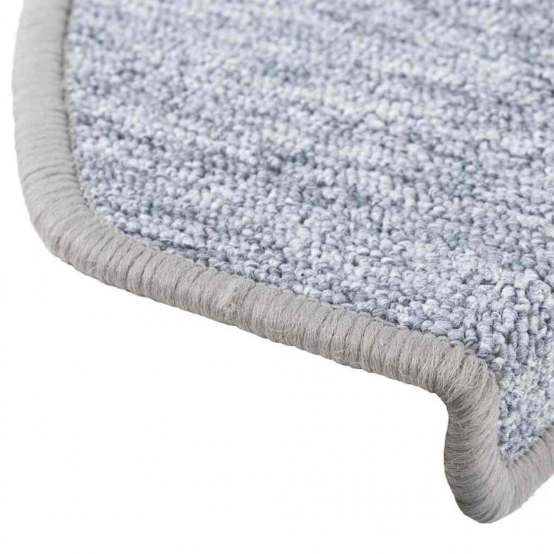 Maty na schody 20 szt. 65x24x4 cm Jasnoszare Półokrągłe Duże