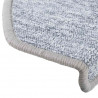 Maty na schody 20 szt. 65x24x4 cm Jasnoszare Półokrągłe Duże