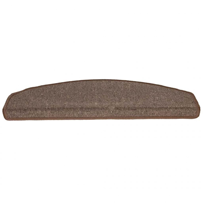 Maty na schody 20 szt. 65x24x4 cm Brąz kawowy Półokrągły Duży