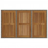 Zestaw do jadalni w ogrodzie 5 pcs Szary polirattan