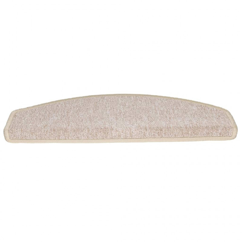 Maty na schody 20 szt. 65x24x4 cm Taupe Półokrągłe Duże