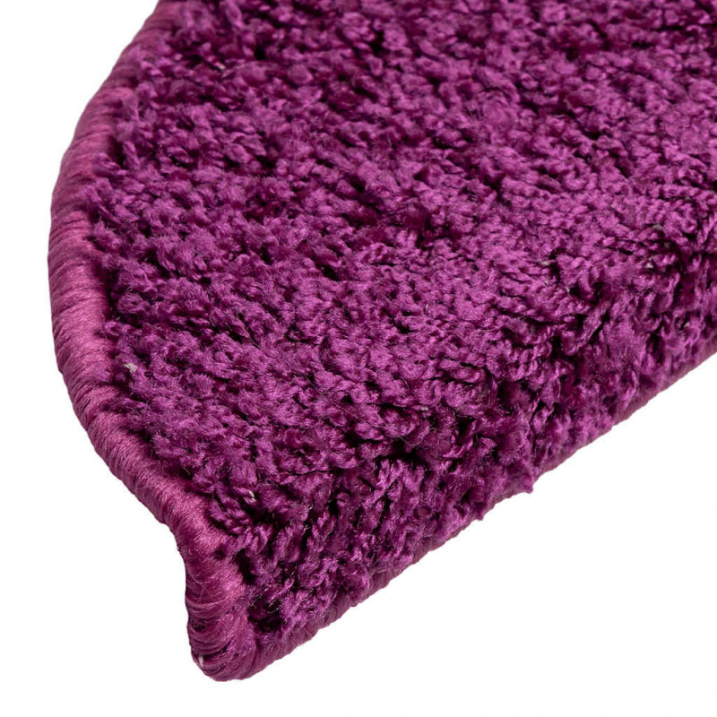 Maty na schody 30 szt. 56x17x3 cm Fioletowe półokrągłe