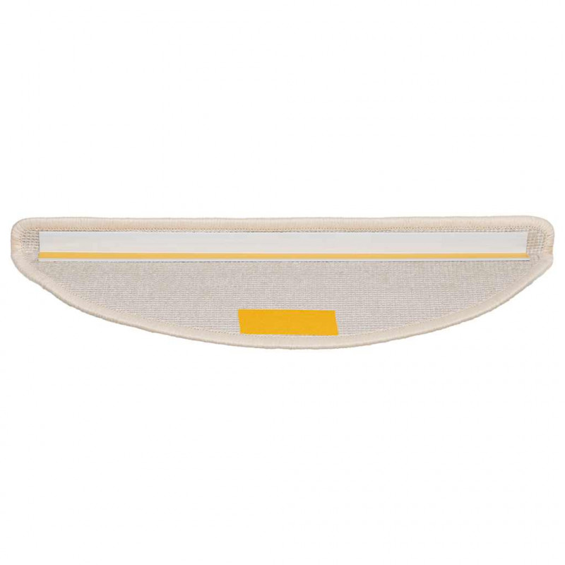 Maty na schody 30 szt. 56x17x3 cm Białe półokrągłe