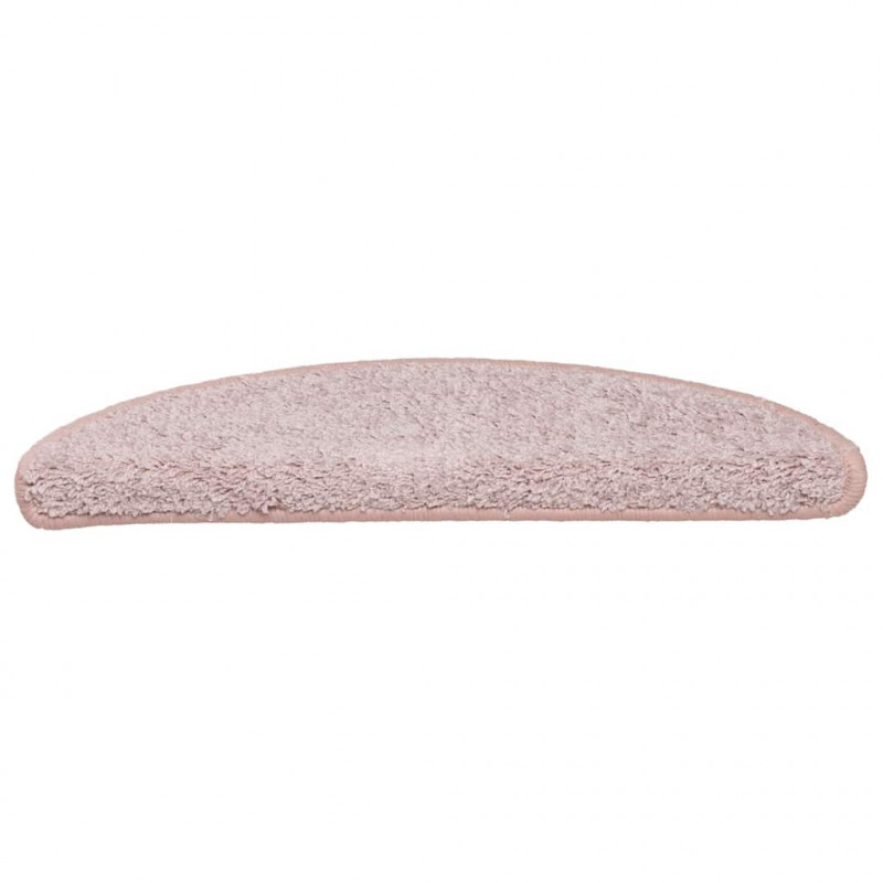 Maty na schody 30 szt. 56x17x3 cm Jasnoróżowe półokrągłe