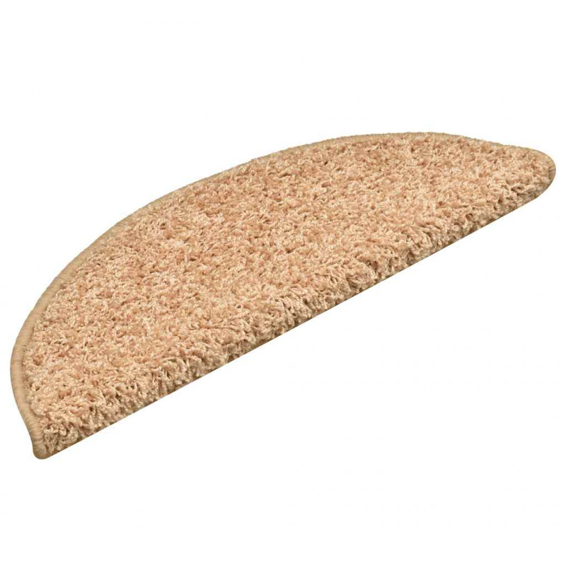 Maty na schody 30 szt. 56x17x3 cm, złote, półokrągłe