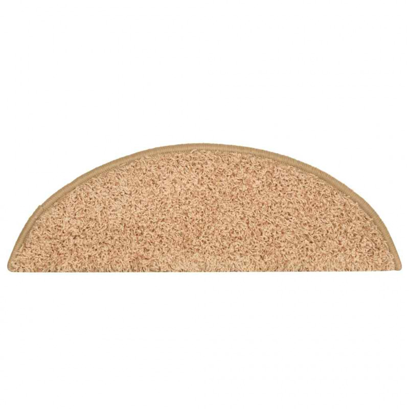 Maty na schody 30 szt. 56x17x3 cm, złote, półokrągłe