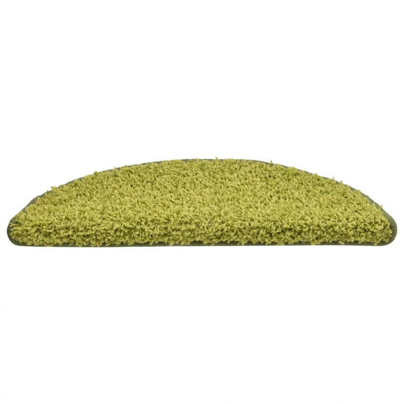 Maty na schody 30 szt. 56x17x3 cm Zielone półokrągłe