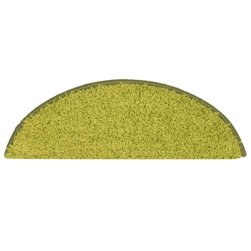 Maty na schody 30 szt. 56x17x3 cm Zielone półokrągłe