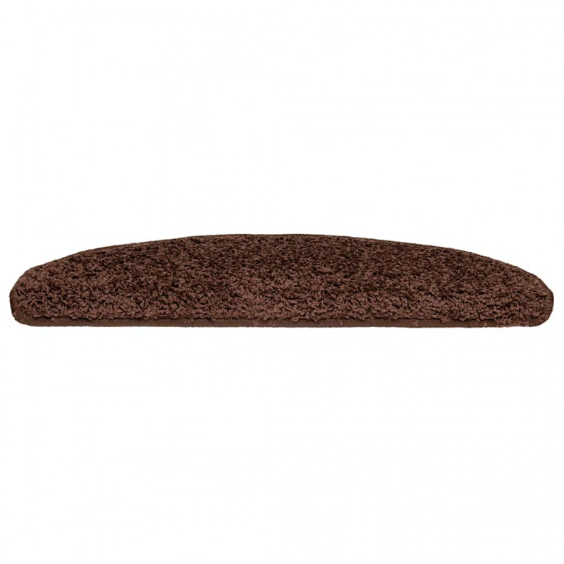 Maty na schody 30 szt. 65x21x4 cm Brązowe półokrągłe duże