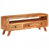 Szafka pod telewizor, 110x30x40 cm, lite drewno akacjowe