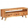 Szafka pod telewizor, 110x30x40 cm, lite drewno akacjowe