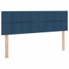Łóżko z miejscem na przechowywanie i LED Niebieski 140 x 200 cm