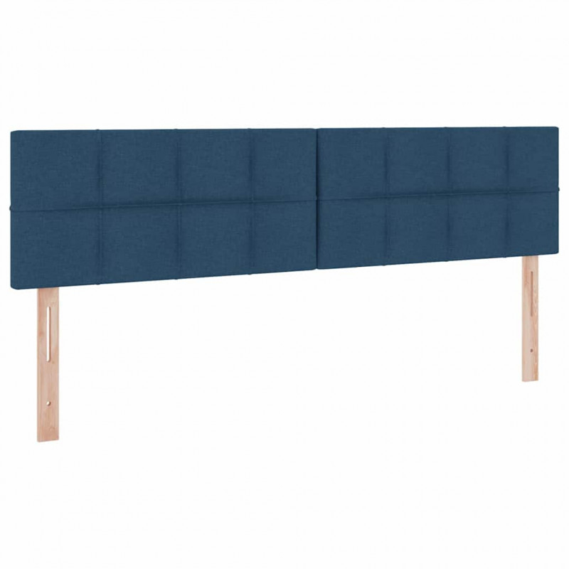 Łóżko z miejscem na przechowywanie i LED Niebieski 180 x 200 cm
