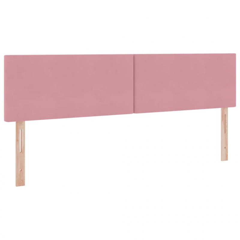 Łóżko z miejscem na przechowywanie i LED Różowy 180 x 200 cm