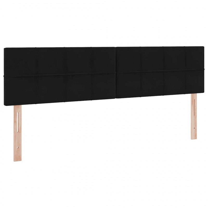Łóżko z miejscem na przechowywanie i LED Czarny 160 x 200 cm