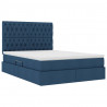 Łóżko z miejscem na przechowywanie i materacem 140 x 200 cm