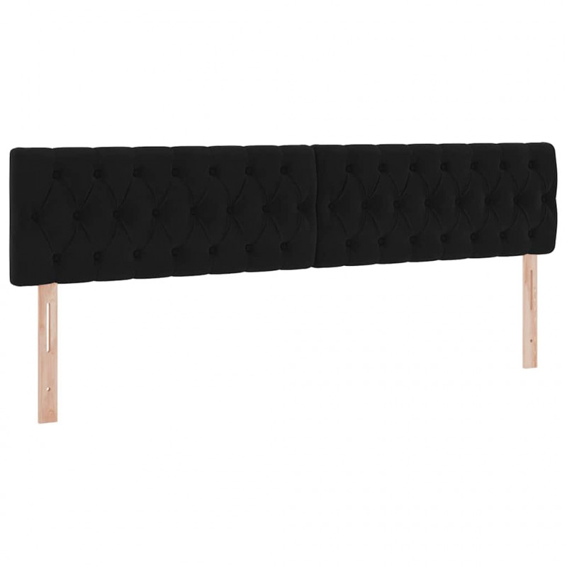 Łóżko z miejscem na przechowywanie i LED Czarny 200 x 200 cm
