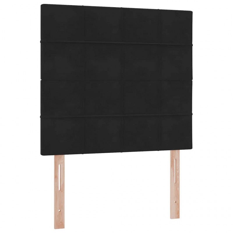 Łóżko z miejscem na przechowywanie i materacem 90 x 190 cm