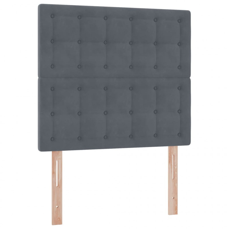 Łóżko z miejscem na przechowywanie i materacem 90 x 190 cm