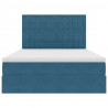 Łóżko z miejscem na przechowywanie i materacem 140 x 190 cm