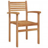 Krzesło 8 pcs Brązowy 56 x 55 x 90.5 cm Lite drewno teakowe